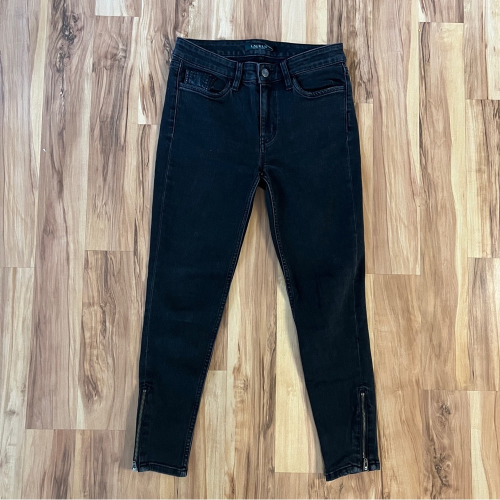 EUC Lauren Ralph Lauren women’s black jeans size 2P